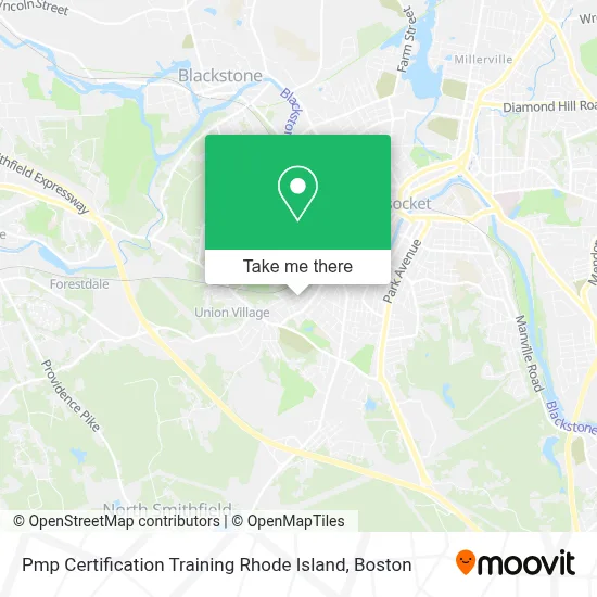 Pmp Certification Training Rhode Island map