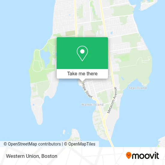 Western Union map