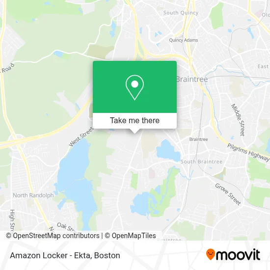 Amazon Locker - Ekta map
