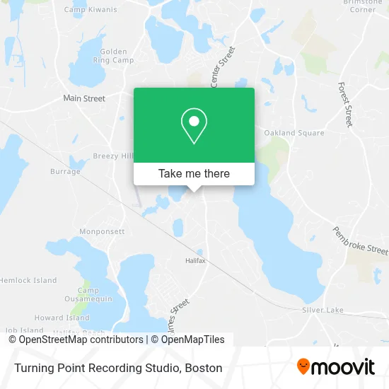 Turning Point Recording Studio map