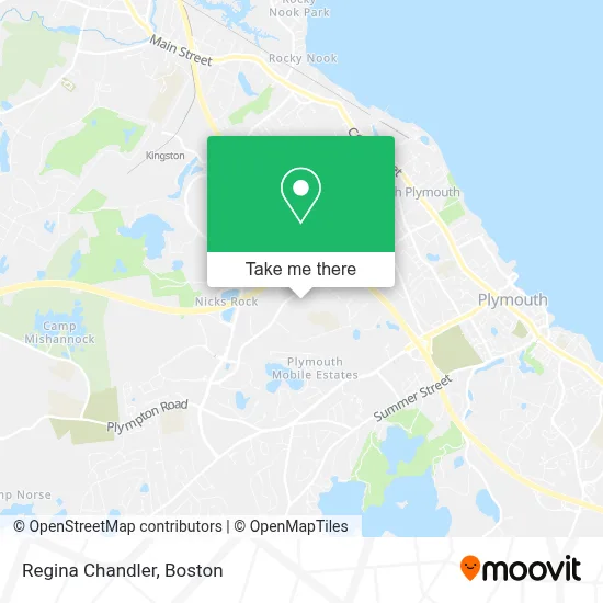 Regina Chandler map
