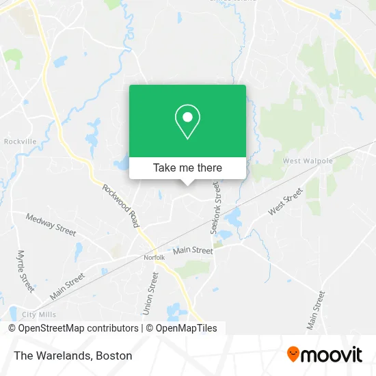 The Warelands map