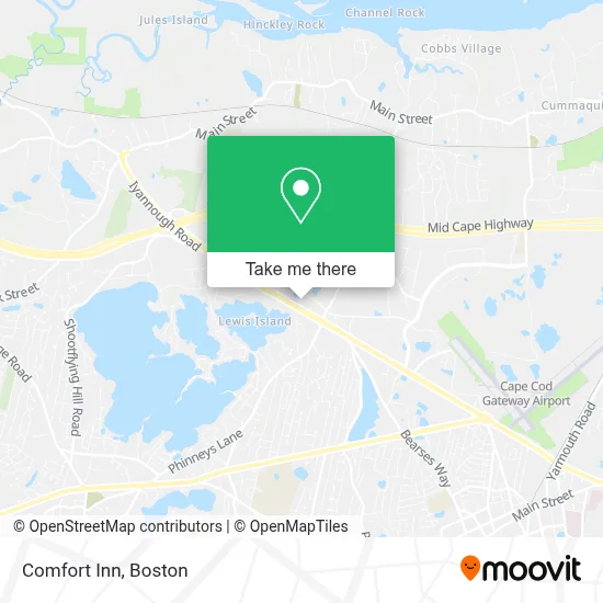 Comfort Inn map