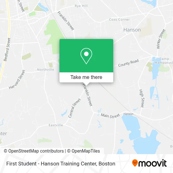 First Student - Hanson Training Center map