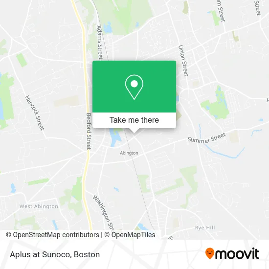 Aplus at Sunoco map