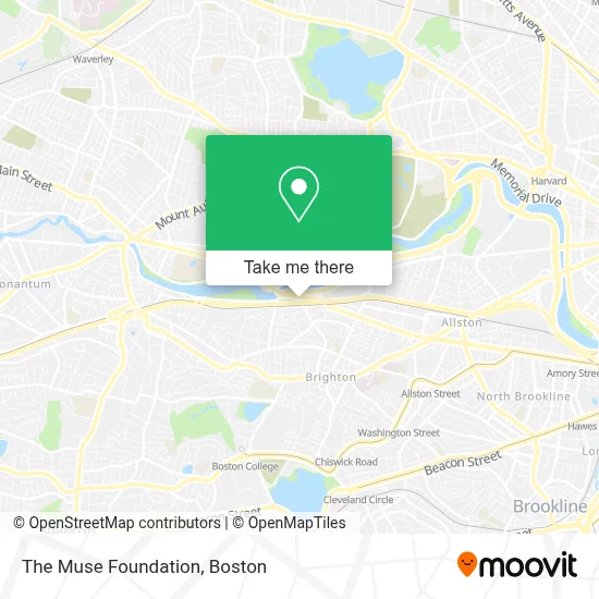 The Muse Foundation map