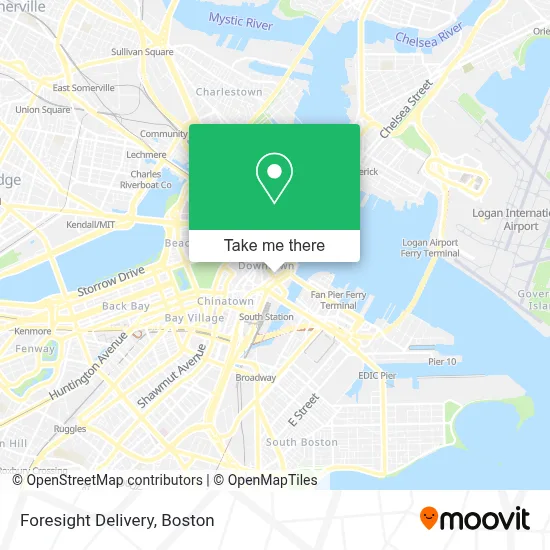 Foresight Delivery map
