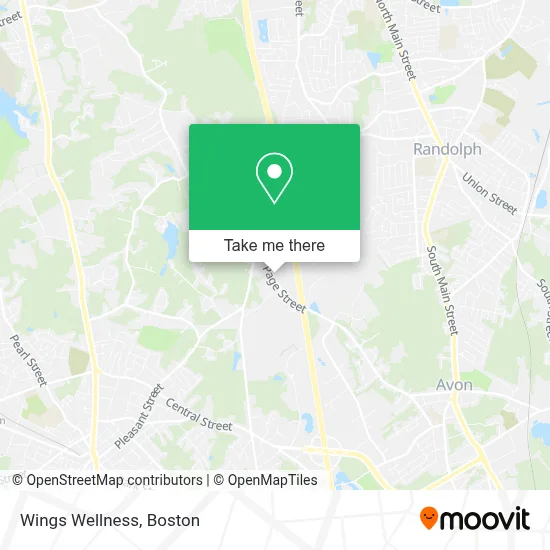 Wings Wellness map