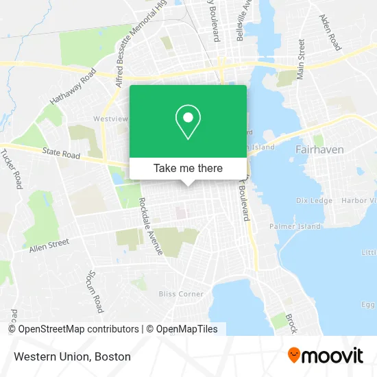 Western Union map
