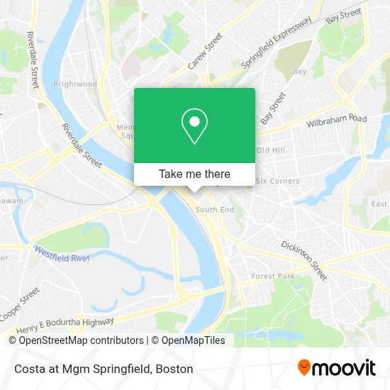 Costa at Mgm Springfield map