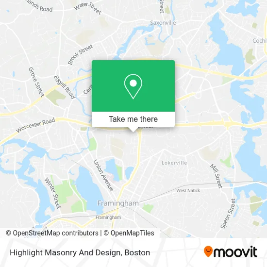 Highlight Masonry And Design map