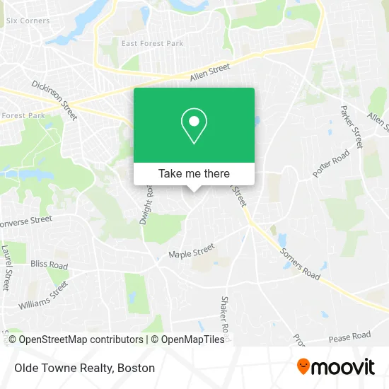 Olde Towne Realty map