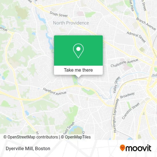 Dyerville Mill map