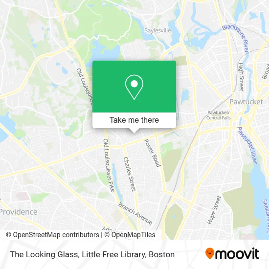 The Looking Glass, Little Free Library map