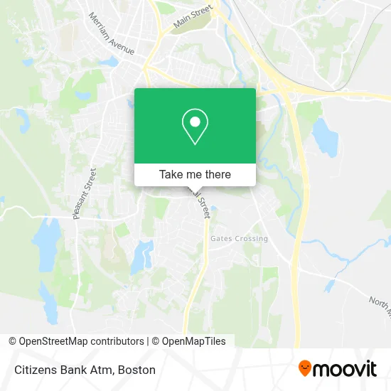 Citizens Bank Atm map