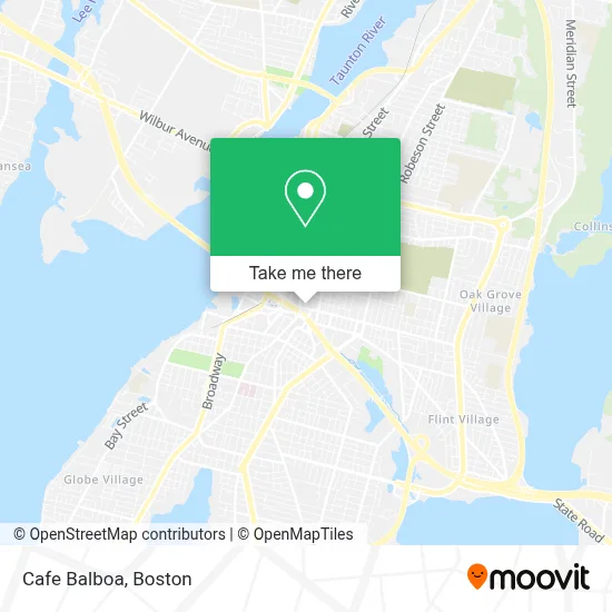 Cafe Balboa map