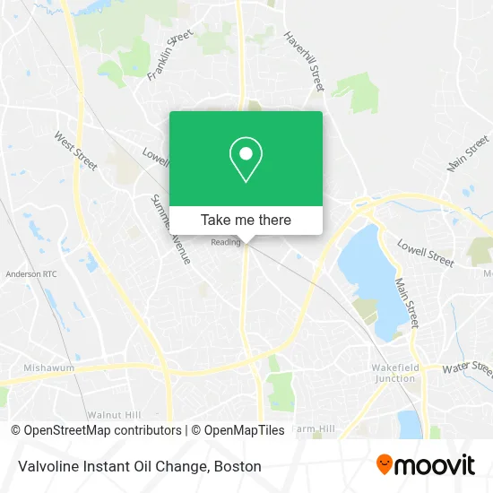 Valvoline Instant Oil Change map