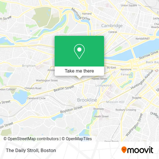 The Daily Stroll map