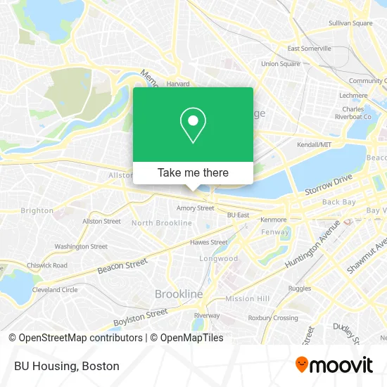 BU Housing map