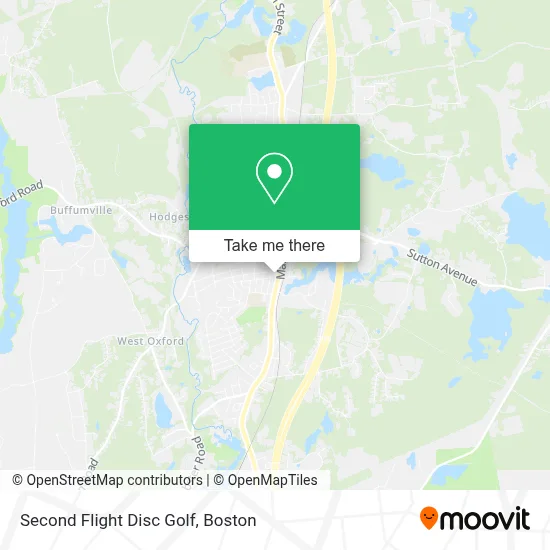 Second Flight Disc Golf map