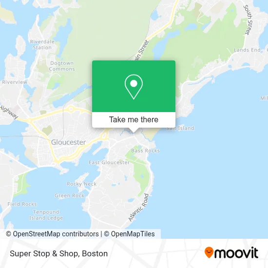 Super Stop & Shop map