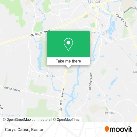 Cory's Cause map