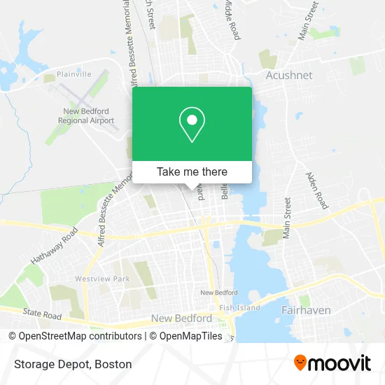 Storage Depot map
