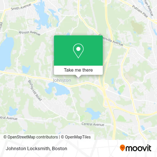 Johnston Locksmith map