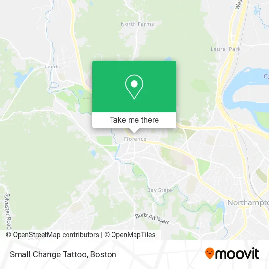 Small Change Tattoo map