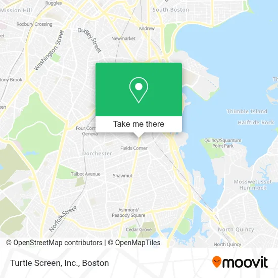 Turtle Screen, Inc. map