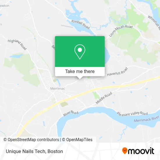 Unique Nails Tech map