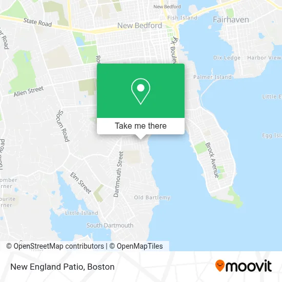 New England Patio map