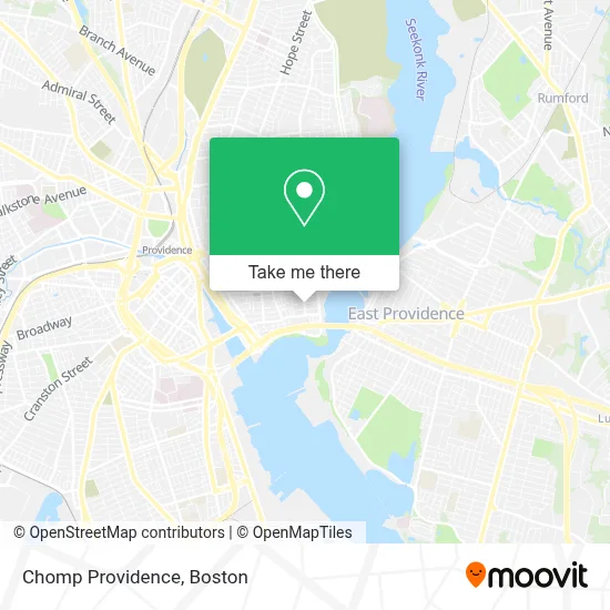 Chomp Providence map