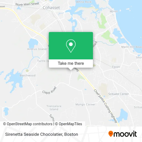 Sirenetta Seaside Chocolatier map