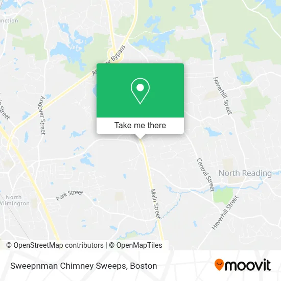 Sweepnman Chimney Sweeps map