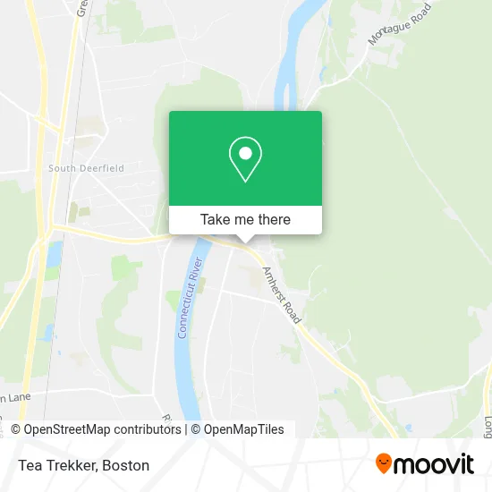 Tea Trekker map