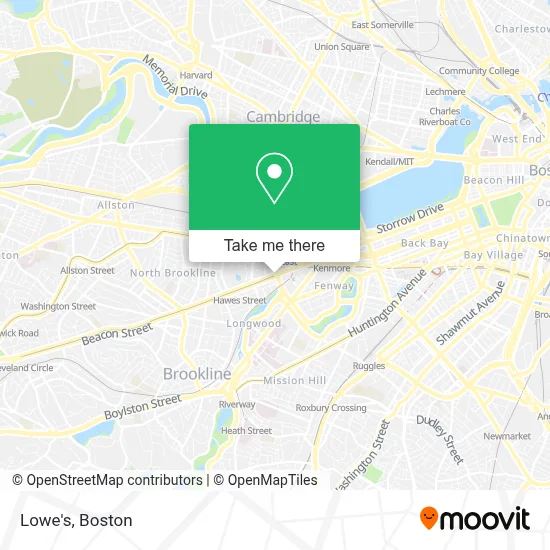 Lowe's map