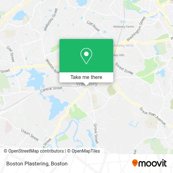 Boston Plastering map