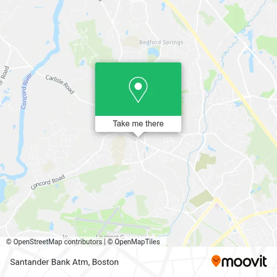 Santander Bank Atm map