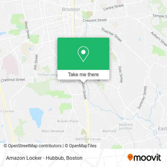 Amazon Locker - Hubbub map