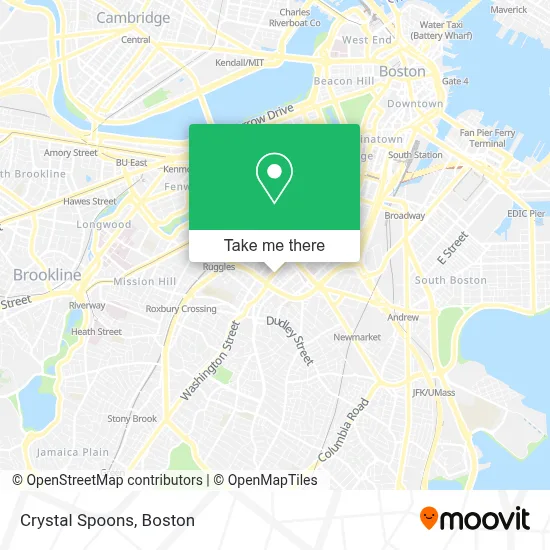 Crystal Spoons map