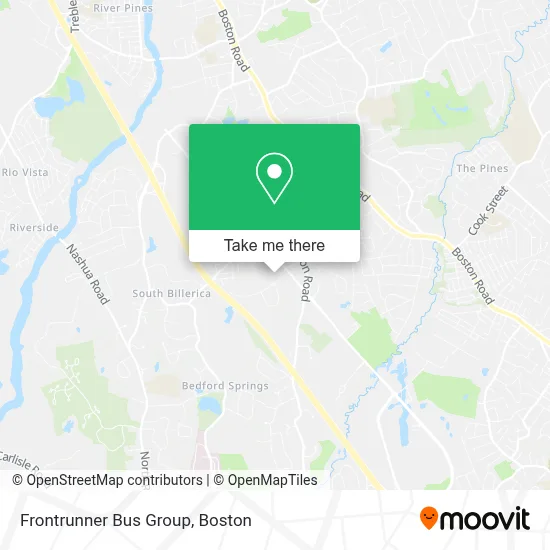 Frontrunner Bus Group map