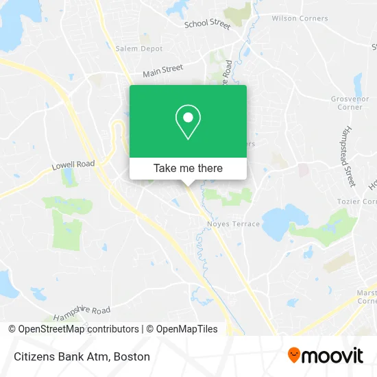 Citizens Bank Atm map