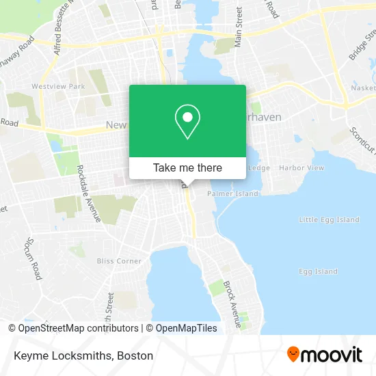 Keyme Locksmiths map