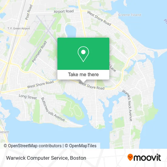 Warwick Computer Service map