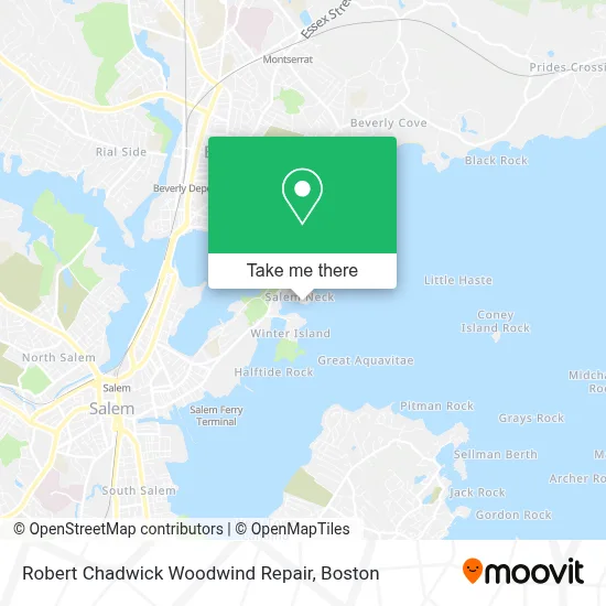 Robert Chadwick Woodwind Repair map