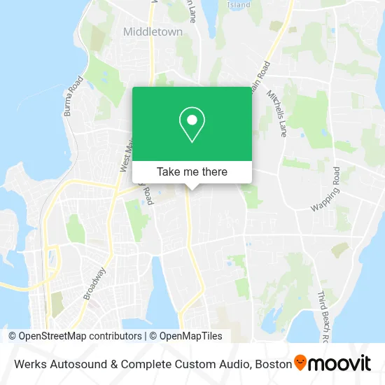 Werks Autosound & Complete Custom Audio map