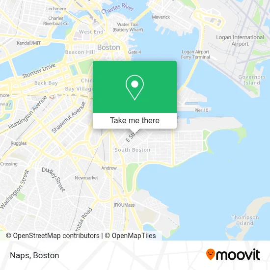 Naps map
