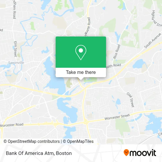 Bank Of America Atm map
