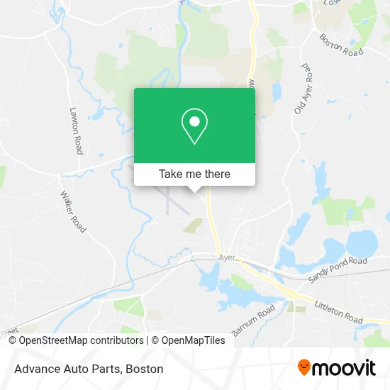 Advance Auto Parts map
